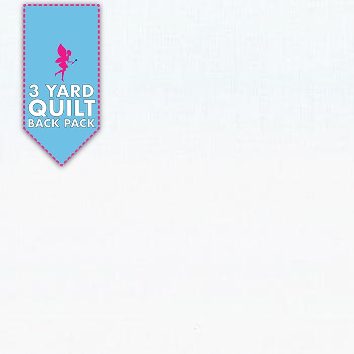 Warm White Muslin 200 Count 120" Wide 3 Yard Quilt Fabric Back Pack