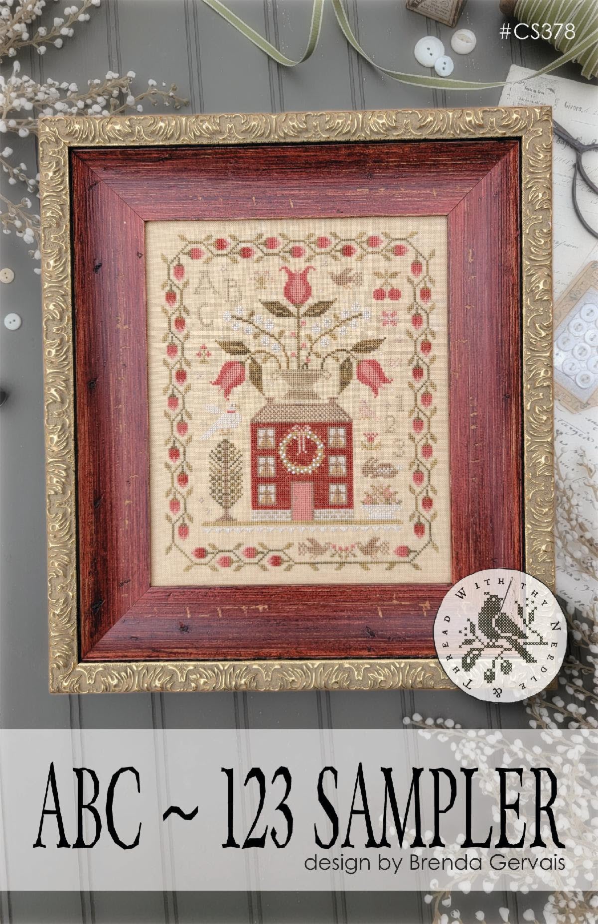ABC~123 Sampler - Brenda Gervais - With Thy Needle and Thread