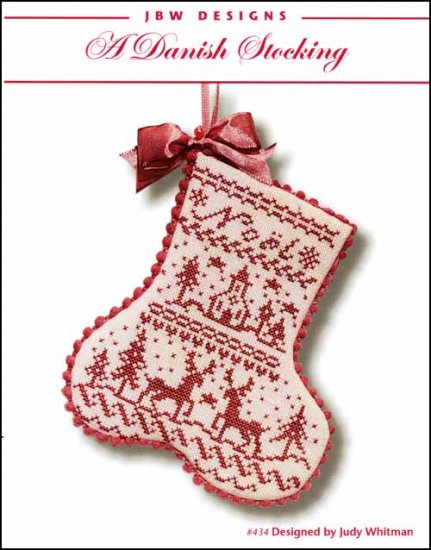 A Danish Stocking Cross Stitch Pattern by JBW Designs