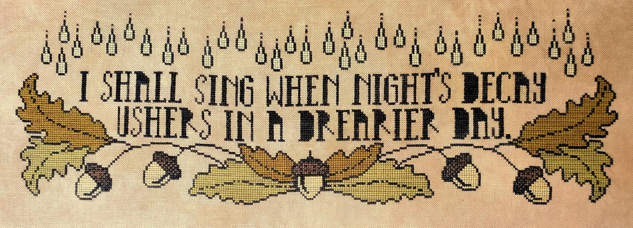 A Drearier Day The Artsy Housewife Cross Stitch Pattern