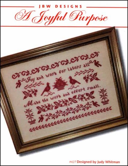 A Joyful Purpose Cross Stitch Pattern by JBW Designs