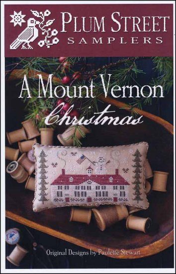 A Mount Vernon Christmas Cross Stitch Pattern by Plum Street Samplers