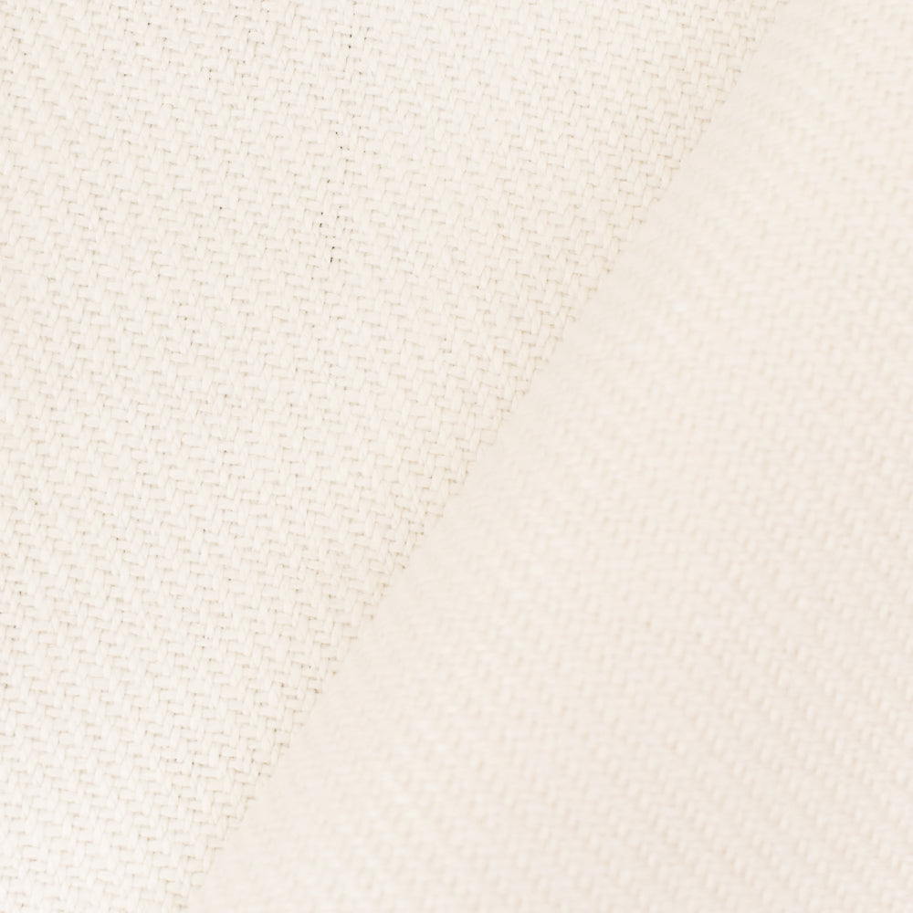 White Moygashel Twill Irish Linen Solid Woven Home Decorating Fabric