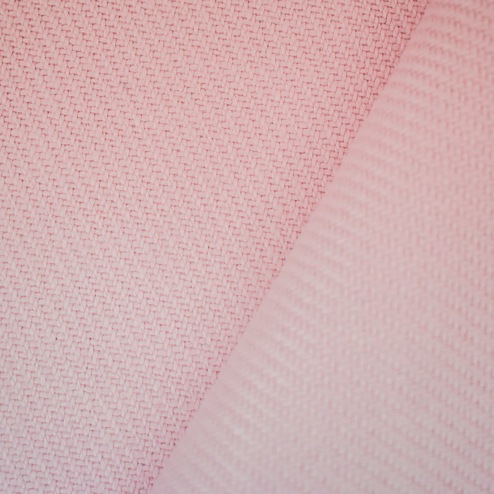 Pink Moygashel Twill Irish Linen Solid Woven Home Decorating Fabric