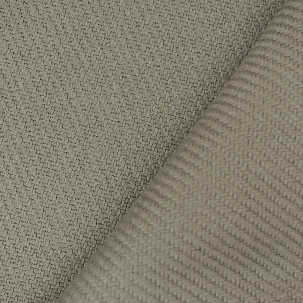 Taupe Gray Moygashel Twill Irish Linen Solid Woven Decorating Fabric