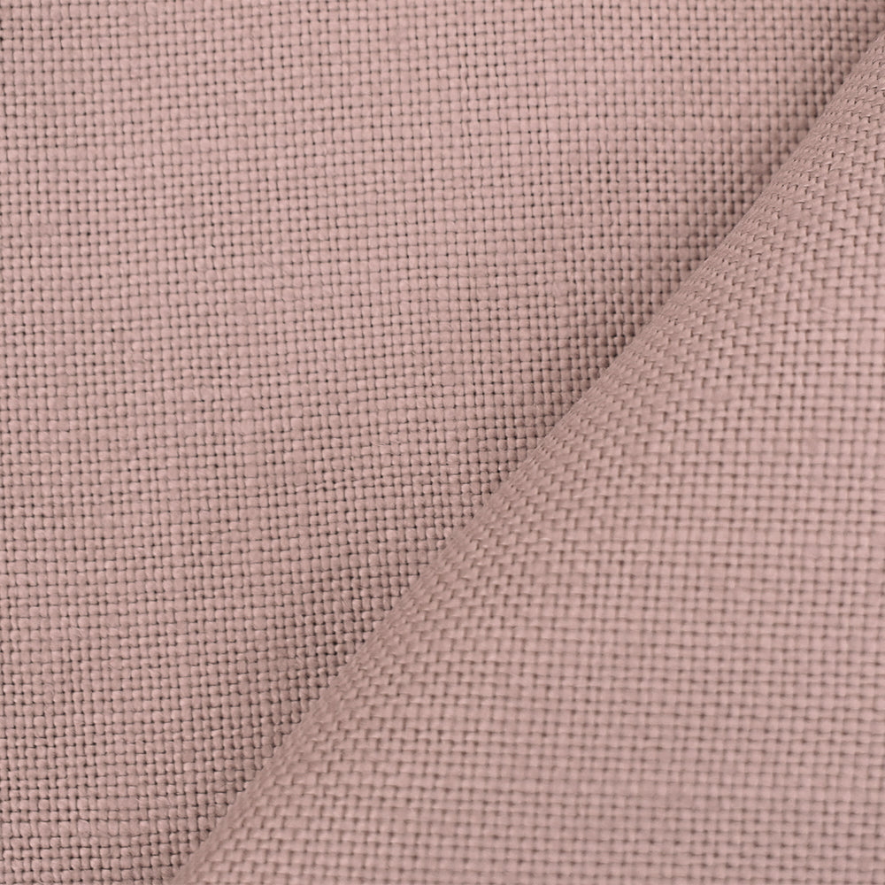Pink Moygashel Solid Woven Irish Linen Home Decorating Fabric