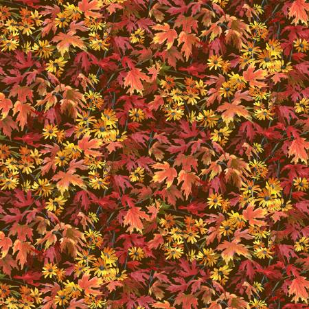 Autumn Retreat Tossed Leaves - Harvest