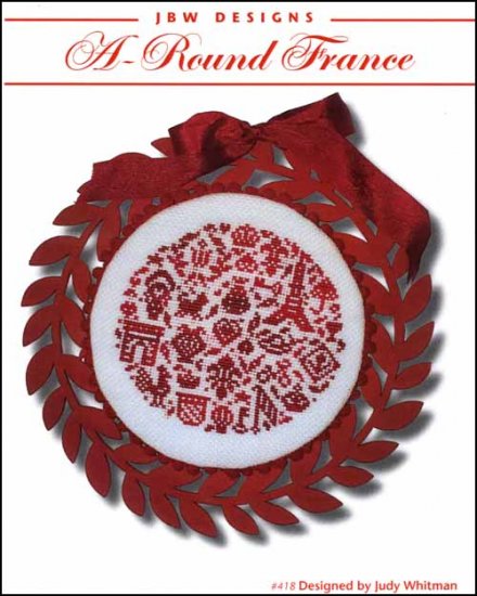 A Round France Cross Stitch Pattern by JBW Designs