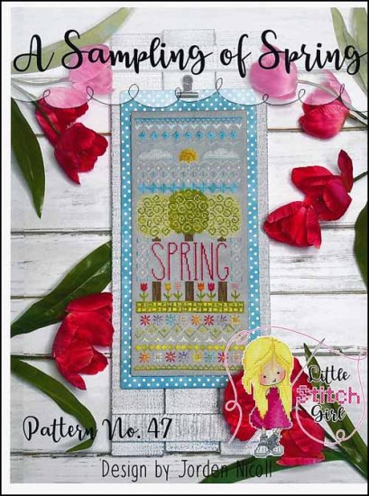 A Sampling Of Spring Cross Stitch Pattern by Little Stitch Girl