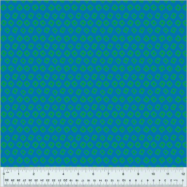 Calypso Fabric A + Second Border - Windham Fabrics - Ruby & Bee Blenders by Heather Ross - 54415-20 - Provence Pasture