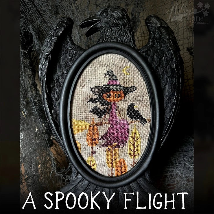 A Spooky Flight by Autumn Lane Cross Stitch Pattern Nashville Market