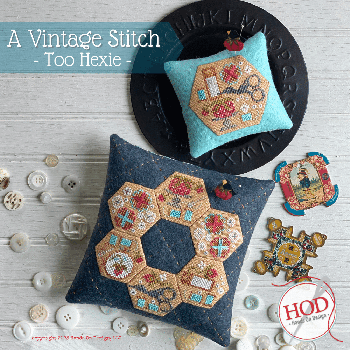 A Vintage Stitch: Too Hexie Cross Stitch Pattern by Hands On Design