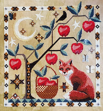 Abalonia's Apple Tree Cross Stitch Pattern by The Artsy Housewife