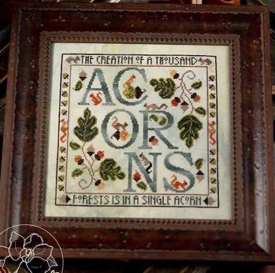 Acorns Cross Stitch Pattern by The Blue Flower