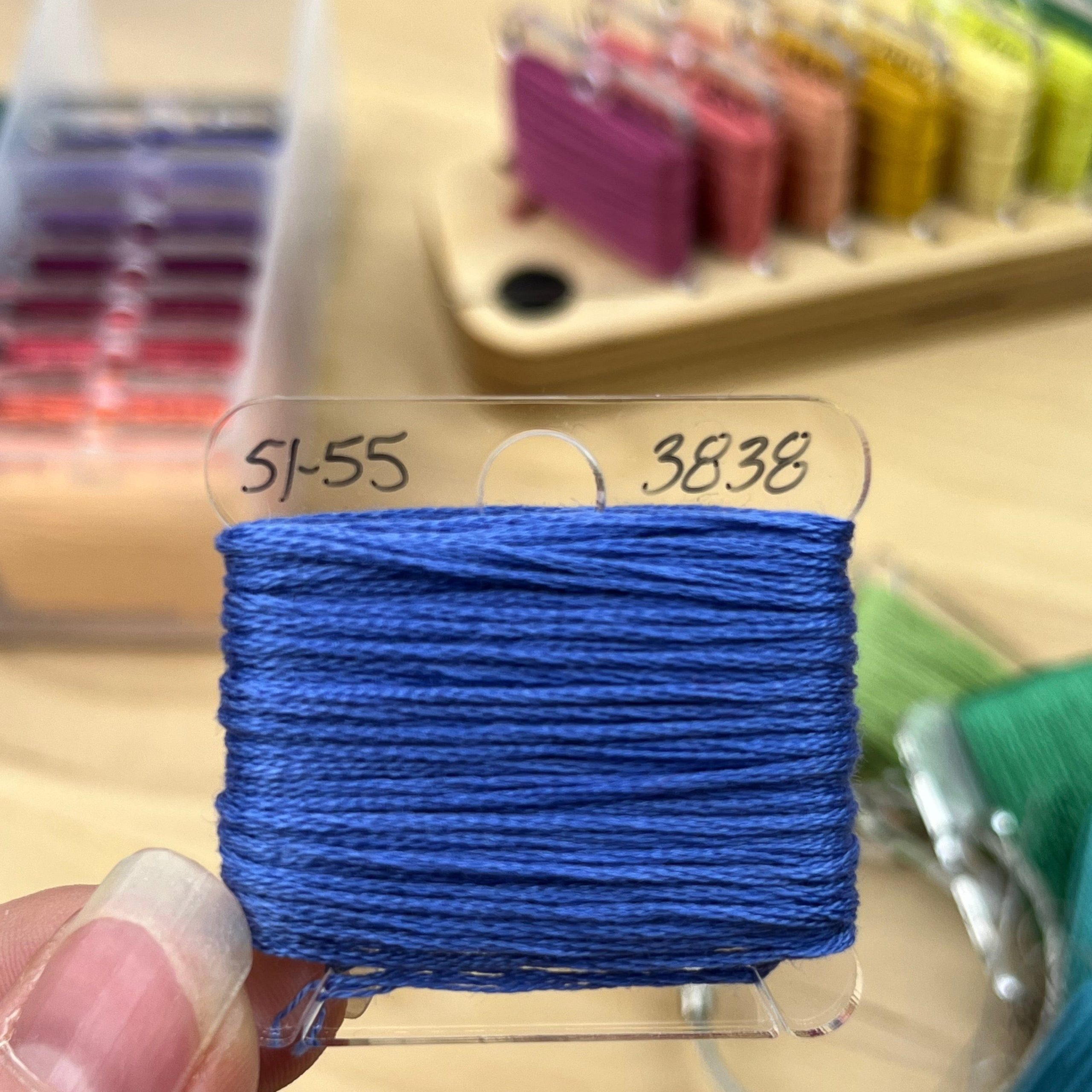 Acrylic Floss Bobbins by Lucky Jonquil