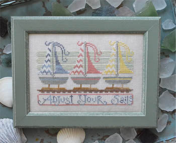 Adjust Your Sails: To The Beach Series Pt 3 Cross Stitch Pattern by Hands On Design
