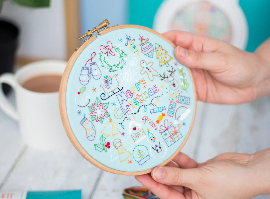 24 Days of Advent Christmas Embroidery Kit by Oh Sew Bootiful