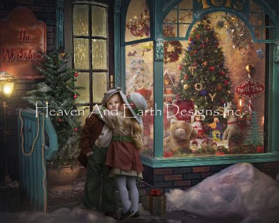 All I Want For Christmas Is You FULL COVERAGE Cross Stitch Pattern by Heaven and Earth Designs
