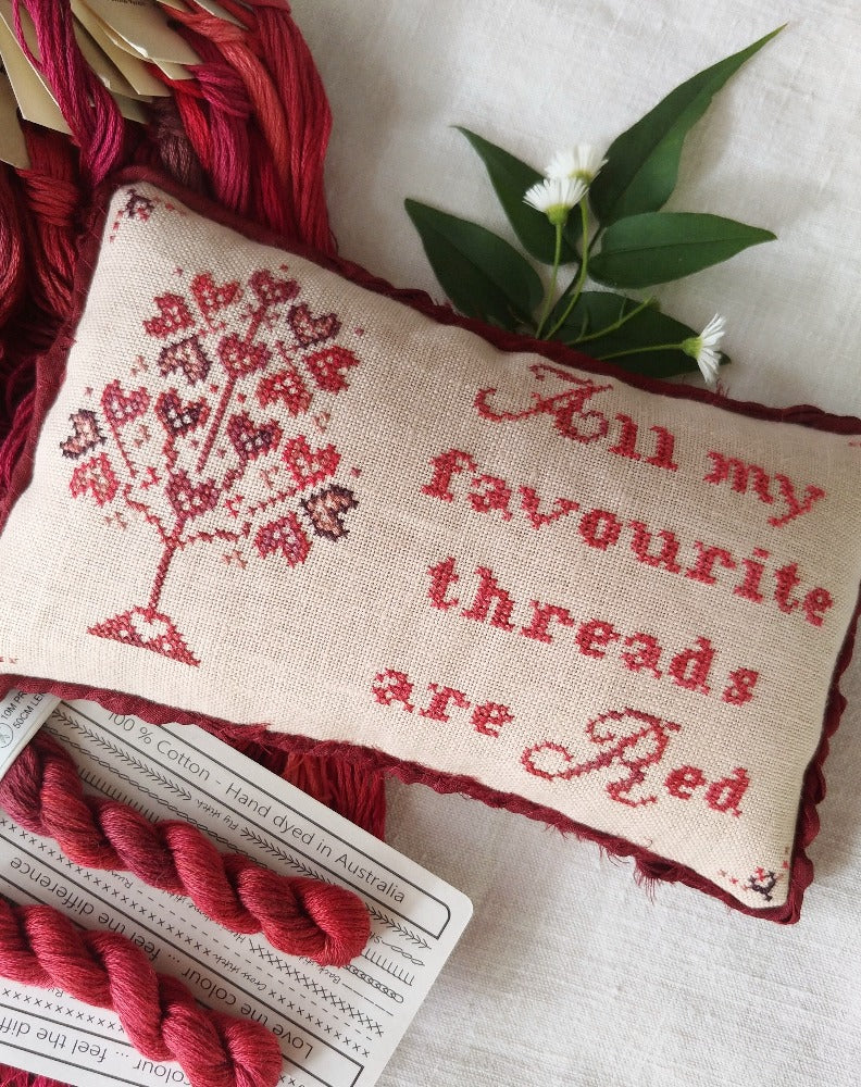 All My Red Threads by Mojo Stitches