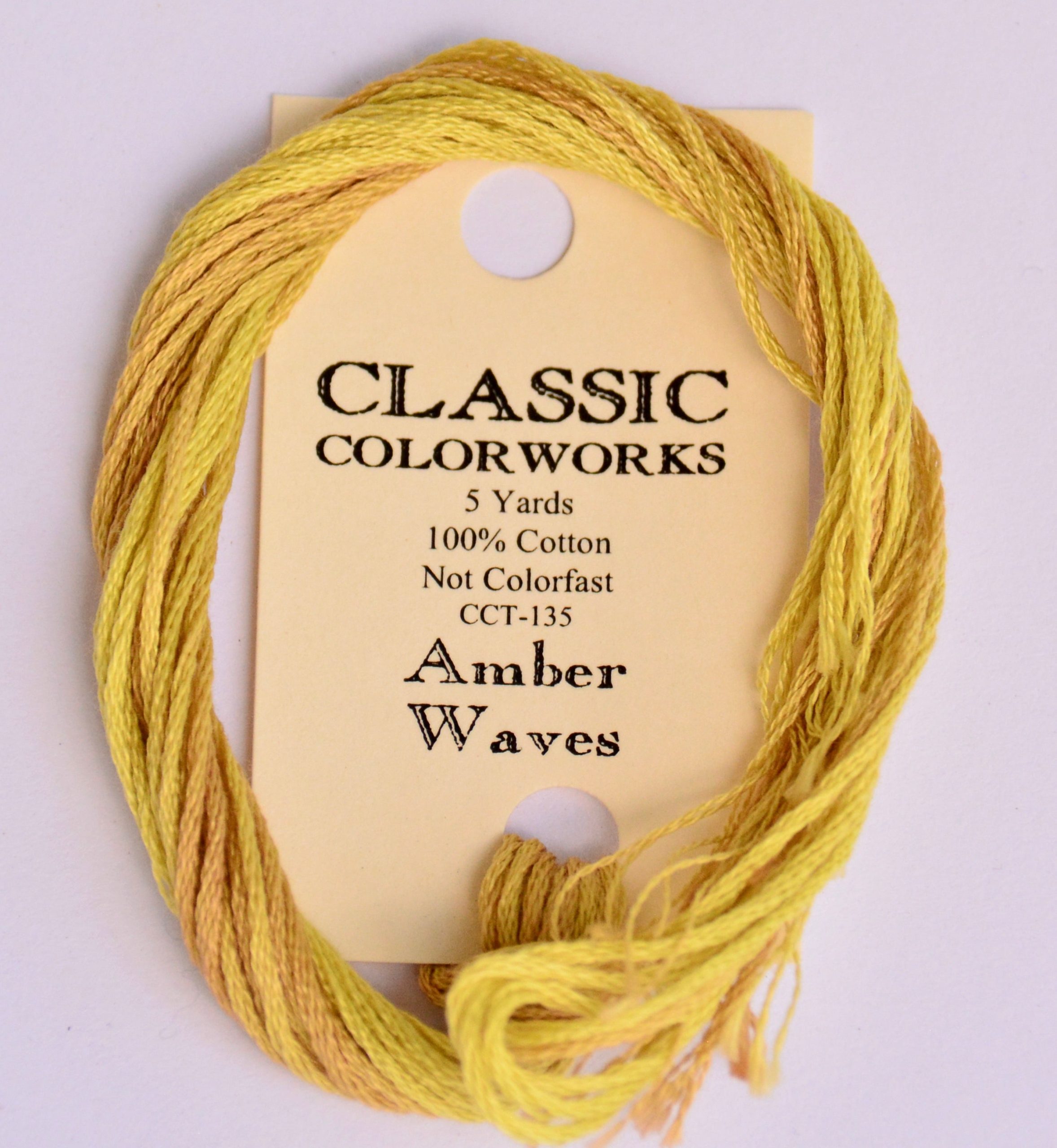 Amber Waves Classic Colorworks 6 Strand Hand-Dyed Embroidery Floss