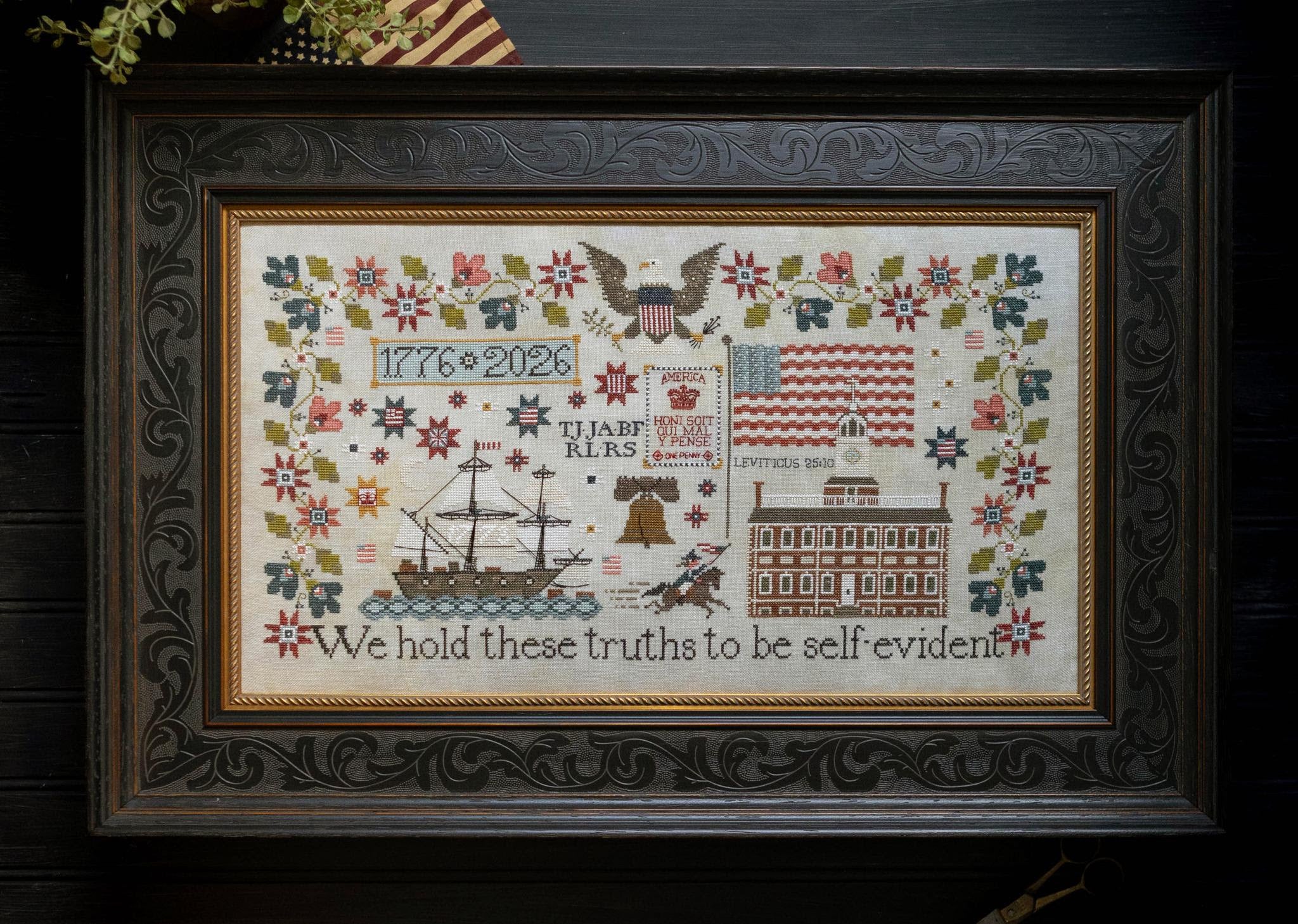 AMERICA 250 by Plum Street Samplers Cross Stitch Pattern