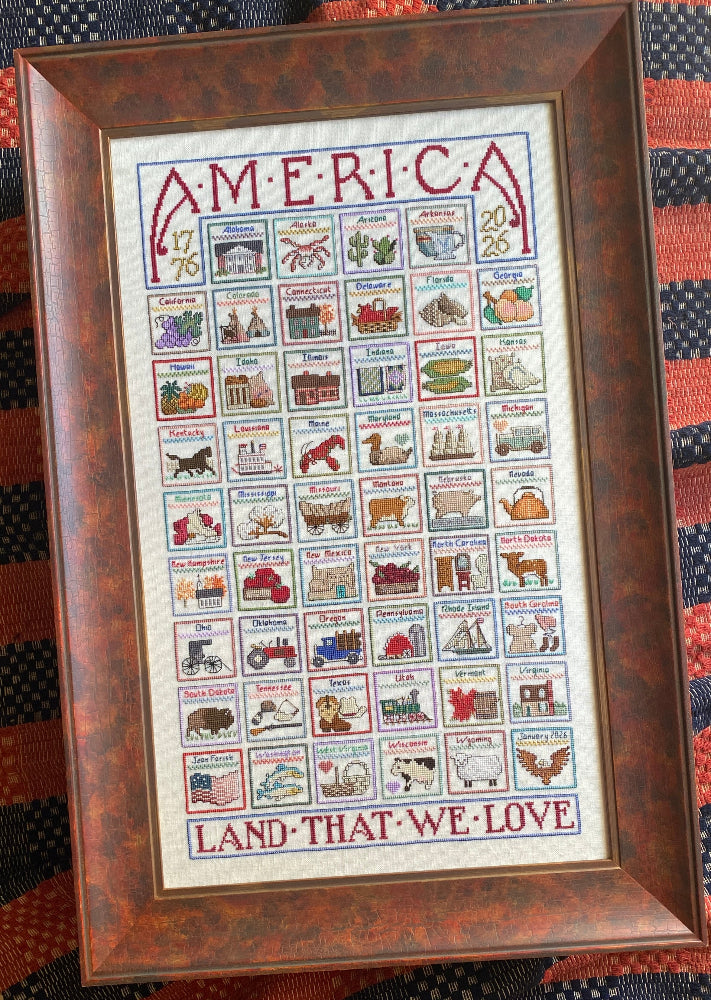 America Land That We Love Special Edition by Jean Farish Needleworks