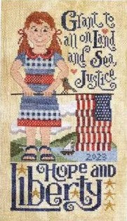American Dream Cross Stitch Pattern by Silver Creek Samplers