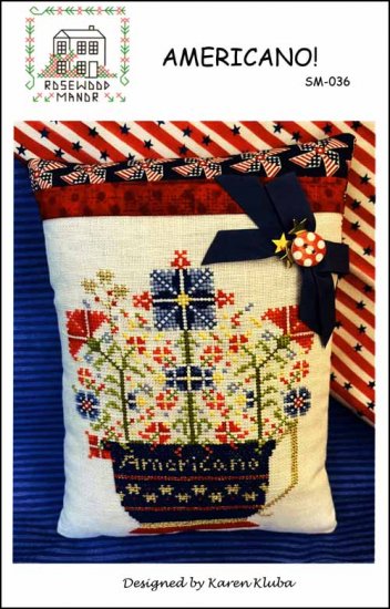 Americano! Counted Cross Stitch Pattern by Rosewood Manor