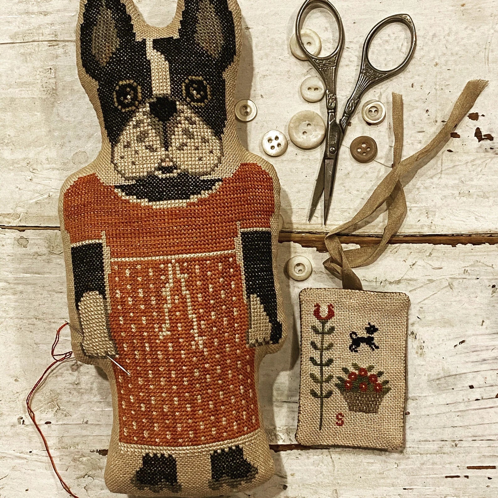 Animal Crackers Scarlett Cross Stitch Pattern by Stacy Nash