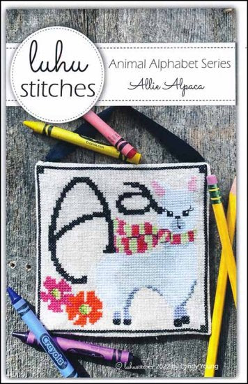 Animal Alphabet Series: Allie Alpaca Cross Stitch Pattern by Luhu Stitches