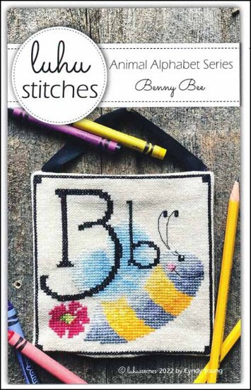 Animal Alphabet Series: Benny Bee Cross Stitch Pattern by Luhu Stitches