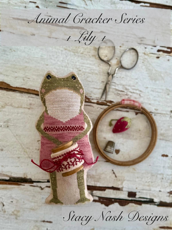 Animal Cracker Lily by Stacy Nash Cross Stitch Pattern Nashville Market