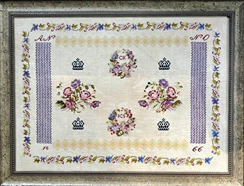 Anno 1866 Cross Stitch Pattern by Running With Needles & Scissors