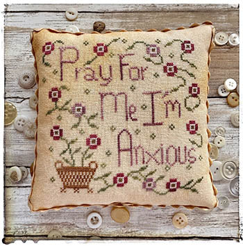 Anxious | Cross Stitch Pattern by Lucy Beam