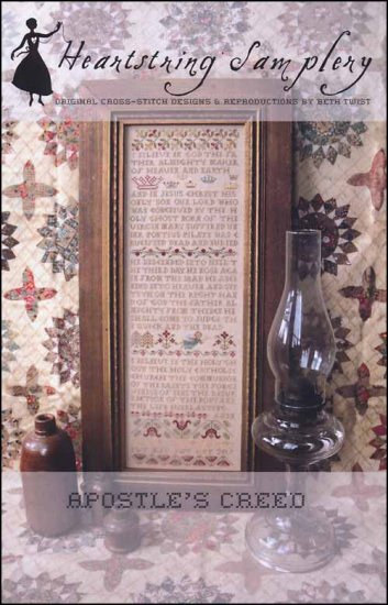 Apostle's Creed Cross Stitch Pattern by Heartstring Samplery