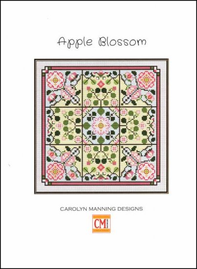 Apple Blossom Cross Stitch Pattern by CM Designs