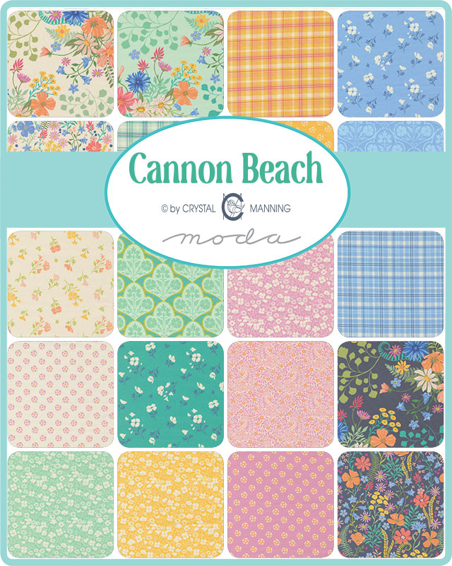 Cannon Beach (Crystal Manning) - 2.5" Mini Charms - Moda