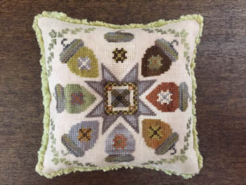 Autumn Acorns Cross Stitch Pattern by The Blue Flower