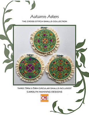 Autumn Asters Cross Stitch Pattern by CM Designs