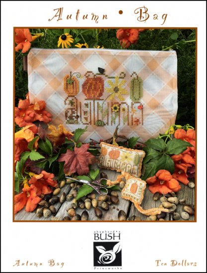 Autumn Bag Cross Stitch Pattern by Shepherd's Bush Printworks