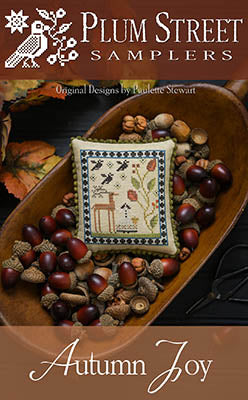 Autumn Joy Cross Stitch Pattern by Plum Street Samplers
