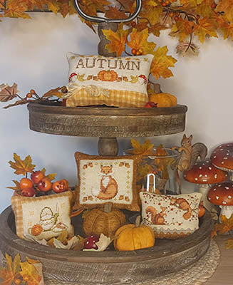 Autumn Set Cuscinetti Cross Stitch Pattern by Serenita di campagna