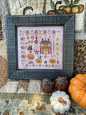 Autumn Garden at Cranberry Manor Cross Stitch Pattern by Pansy Patch Quilts and Stitchery