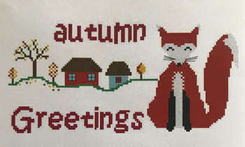 Autumn Greetings Cross Stitch Pattern by Romy's Creations