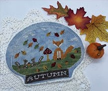 Autumn In a Snowglobe Cross Stitch Pattern by Romy's Creations