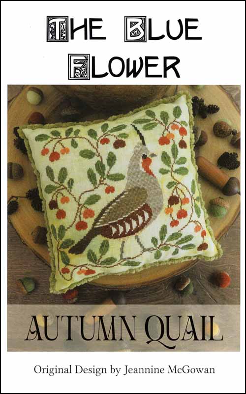Autumn Quail Cross Stitch Pattern by The Blue Flower
