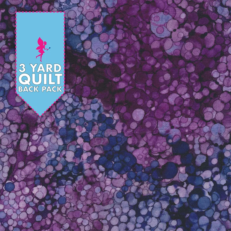 Bliss Amethyst 108" Wide 3 Yard Quilt Backpack