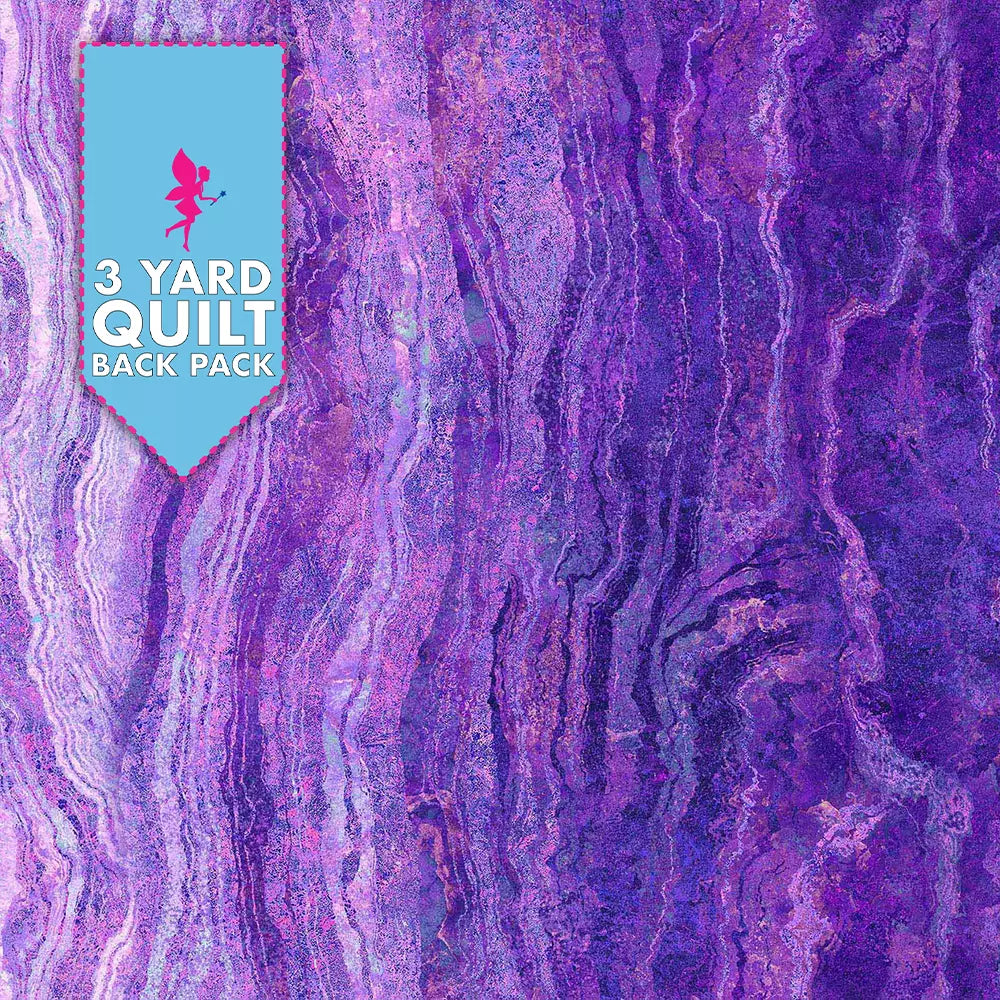 Stonehenge Gradations Ombre Mystic 108" Wide 3 Yard Quilt Fabric Back Pack