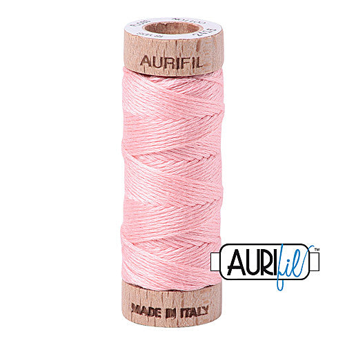 Aurifil Mako Cotton 6-Strand Floss 16 m (18 yd.) spool - 2415 Blush (By Special Order: Read description for full details)