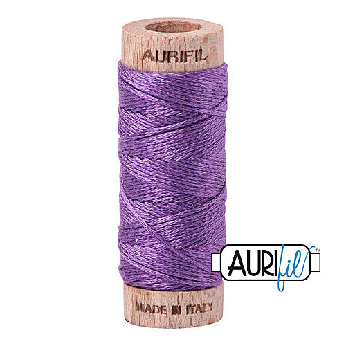 Aurifil Mako Cotton 6-Strand Floss 16 m (18 yd.) spool - 2540 Medium Lavender (By Special Order: Read description for full details)